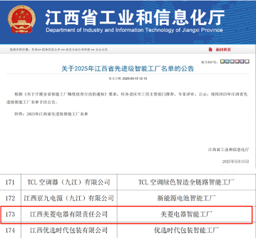 先进级智能工厂榜单出炉 江西美菱榜上有名!(图1) https://upload.cheaa.com/2025/0616/1750037814186