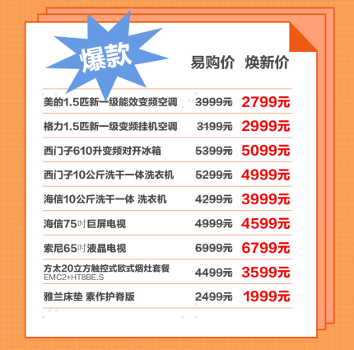 苏宁易购“焕新节”再推家电旧换新：免费拖旧送新(图3)